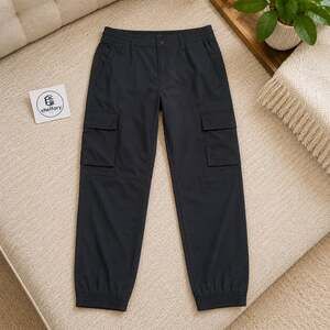 Cargo Jogger Pants Black
